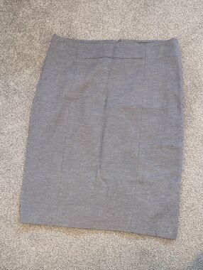 RW&CO. | Gray Tailored Pencil Skirt